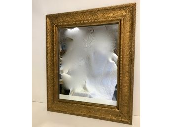 Gilt Wood And Gesso Mirror