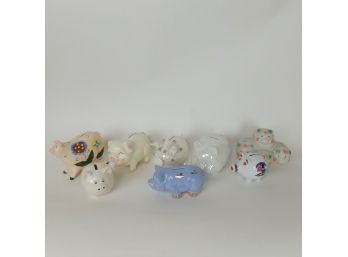 Lot Of Piggy Banks - Porcelain, China (8)