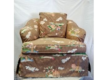 Bombe Upholstered & Slipcovered Club Chair