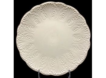 LENOX Large Platter W/ Textured Design & Scalloped Edges