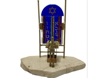 Gary Rosenthal Bar Mitzvah Torah Reader Mixed Media Statue