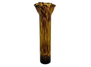Flutter Edge, Animal Pattern Tall Vase