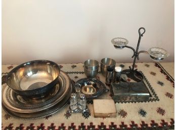 Group Of Silver Plated Items