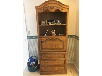Large  Cabinet With Foldout Desk