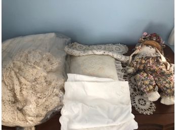Crocheted Items And Linens