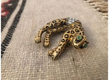 Vintage Leopard Pin