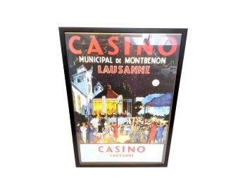 Reproduction Casino Advertising Poster