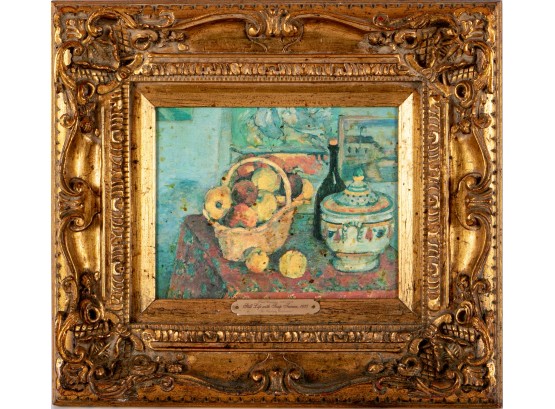 Paul Cezanne Canvas Giclee Titled 'Still Life With Soup Tureen'