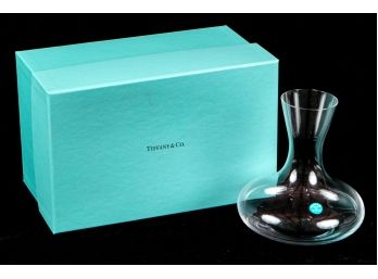 Tiffany & Co. Crystal Carafe With Original Box