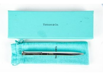 Tiffany Sterling Silver Pen With Original Case & Box - Monogrammed
