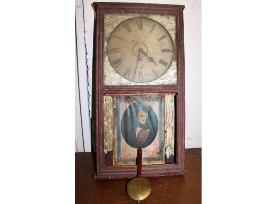 Antique Wall Clock - AS IS