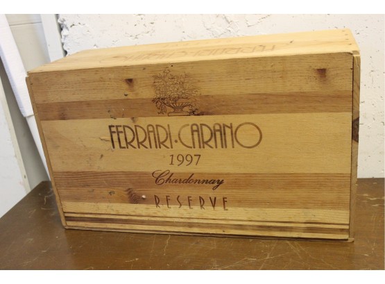 1997 Ferrari Carano Chardonnay Reserve Wooden Box
