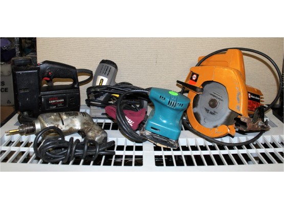 Assortment Of Corded Power Tools Including Makita, Black & Decker And More