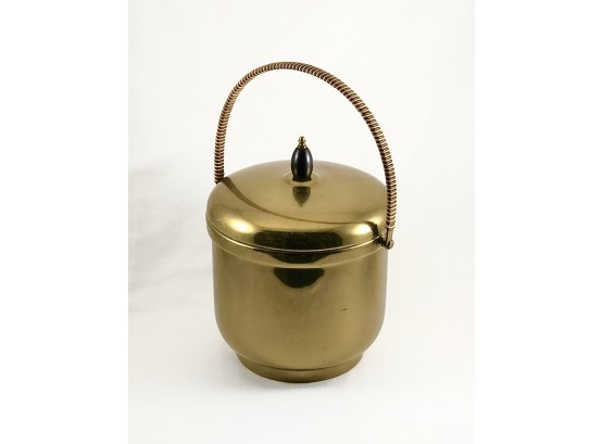 Mid Century Modern Brass Ice Bucket