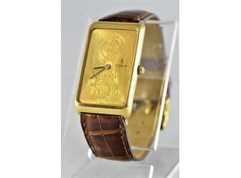 Corum 24k 15 Gram Ingot Dial And 18k Gold Case Men's Watch