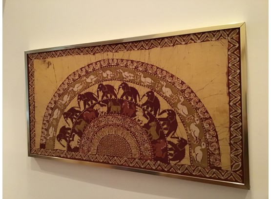 Vintage Elephant Tapestry / Linen