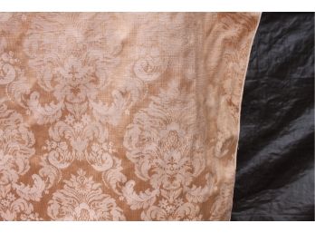 Bolt Of Vintage Golden Upholstery Fabric