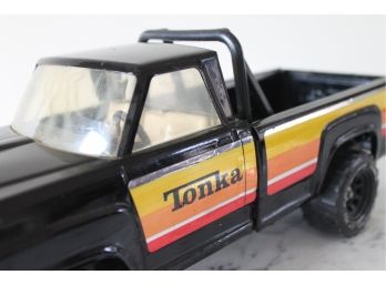 Amazing RARE Black Vintage TONKA 4x4 Pickup Truck Model# 11062!