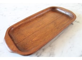 Nice Wooden (Oak?) Tray Or Platter. Signed By Kennedy Brothers, Bristol, VT
