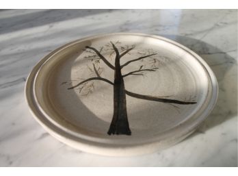 Fantastic Organic Tree Earthenware Ceramic Plate By VERONICA BARLOW