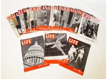 Vintage Life Magazines 1930's-1950's 'T'