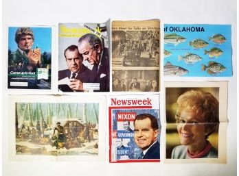 HUGE Box Of Vintage Magazine Clippings 1940's-1980's 'A'