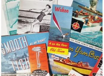 Vintage Boating And Shore Destination Brochures 'C'