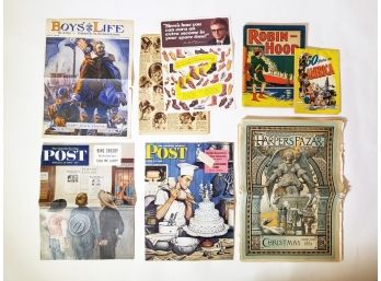 HUGE Box Of Vintage Magazine Clippings 1940's-1980's 'M'