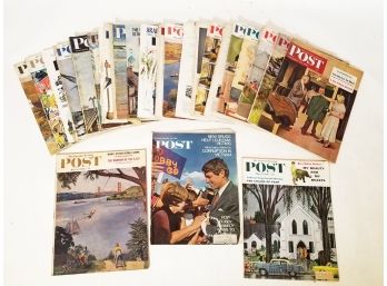 Vintage Saturday Evening Post 1940's-1960's 'O'