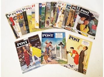 Vintage Saturday Evening Post 1950's-1960's 'U'