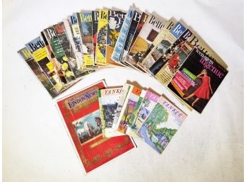 Vintage Better Homes & Gardens, Yankee Magazines 1950's-1960's 'R2'