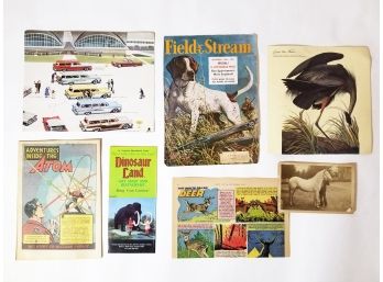 HUGE Box Of Vintage Magazine Clippings 1940's-1980's 'G'