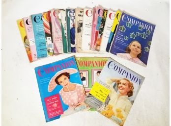 Vintage Woman's Home Companion Magazines 1950's - 'V1'