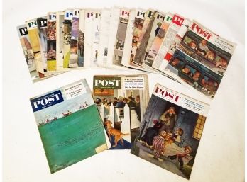 Vintage Saturday Evening Post 1950's-1960's 'W'