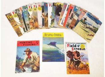 Vintage Field And Stream, Hunting And Fishing Magazine And More 1930's-1950's 'M'