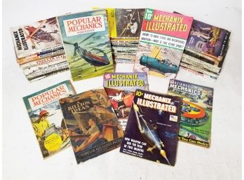 Vintage Popular Mechanics, Mechanics Illustrated 1930's-1940's - 'W1'