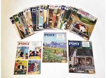 Vintage Saturday Evening Post 1950's-1960's 'E'