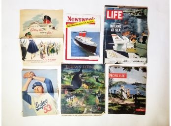 HUGE Box Of Vintage Magazine Clippings 1940's-1980's 'E'