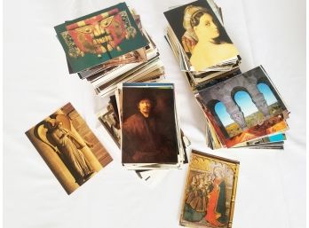 Large Assortment European Art And Travel Postcards 'A'