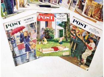 Vintage Saturday Evening Post 1940's-1960's 'P1'