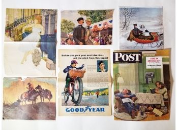 HUGE Box Of Vintage Magazine Clippings 1940's-1980's 'P'