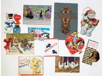 Vintage Greeting Cards And Illustrations 'Z'