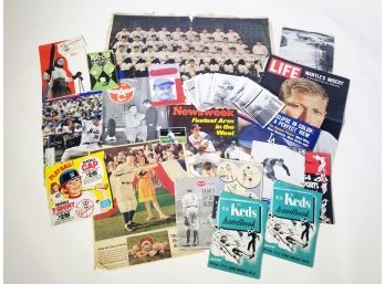 Vintage Sports Clippings And Photographs 'S'