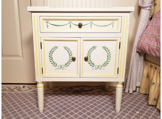 Painted Nightstand By Julia Gray