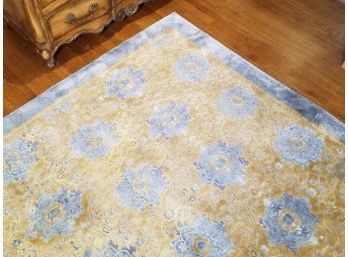 Custom Silk And Chenille Area Rug By Stark Carpet