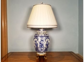 Antique Delft Ginger Jar Lamp