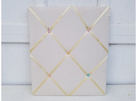 Linen And Satin Note Board