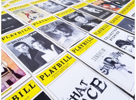 Large Assortment 1990's-Early 2000's Playbills