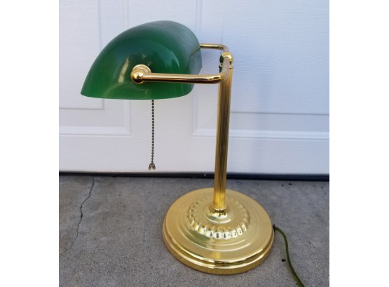 Vintage Emerallite/ Banker's Lamp