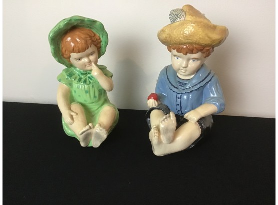 Boy And Girl Figurines